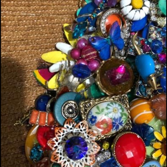 Vintage Jewelry Mosaic ~ Fruit Salad Pine - Picture 4 of 8